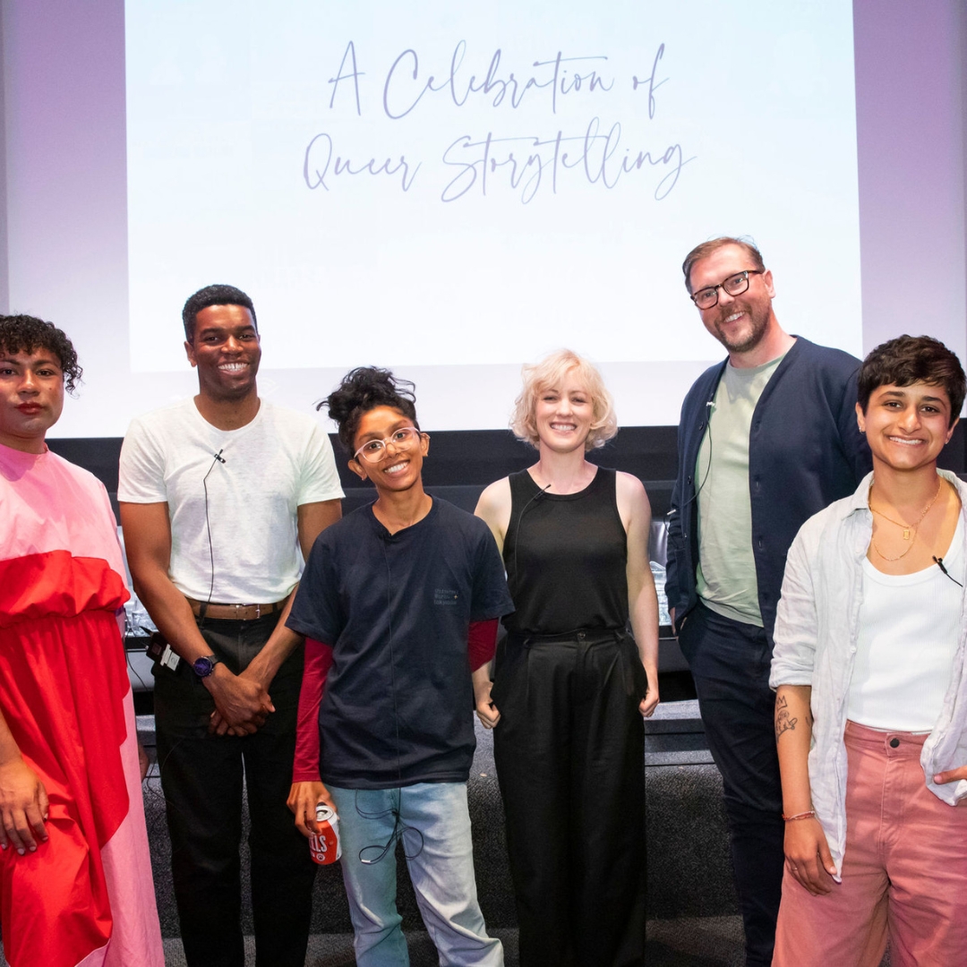 A group of people on stage