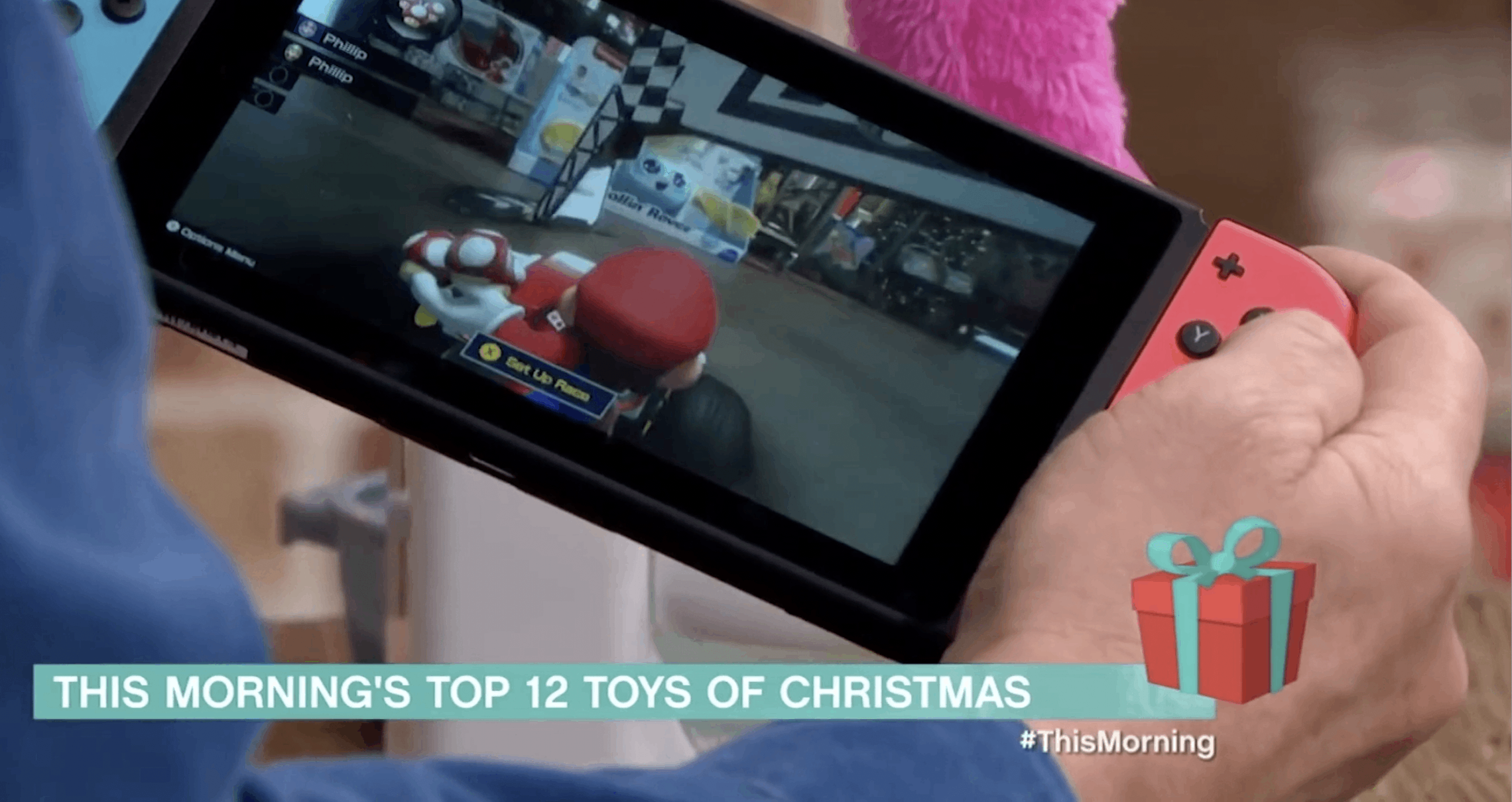 A feature of the Nintendo Switch on This Morning