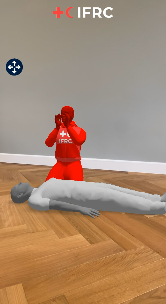 The AR lens shown on a screen