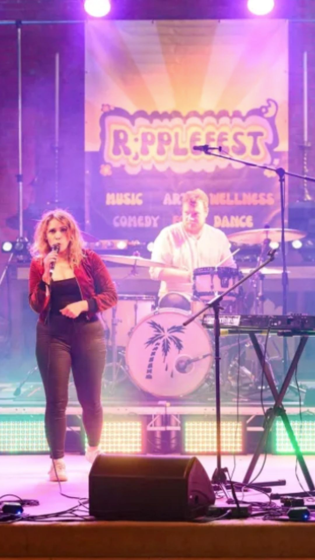 A band on stage at R:ipplefest festival
