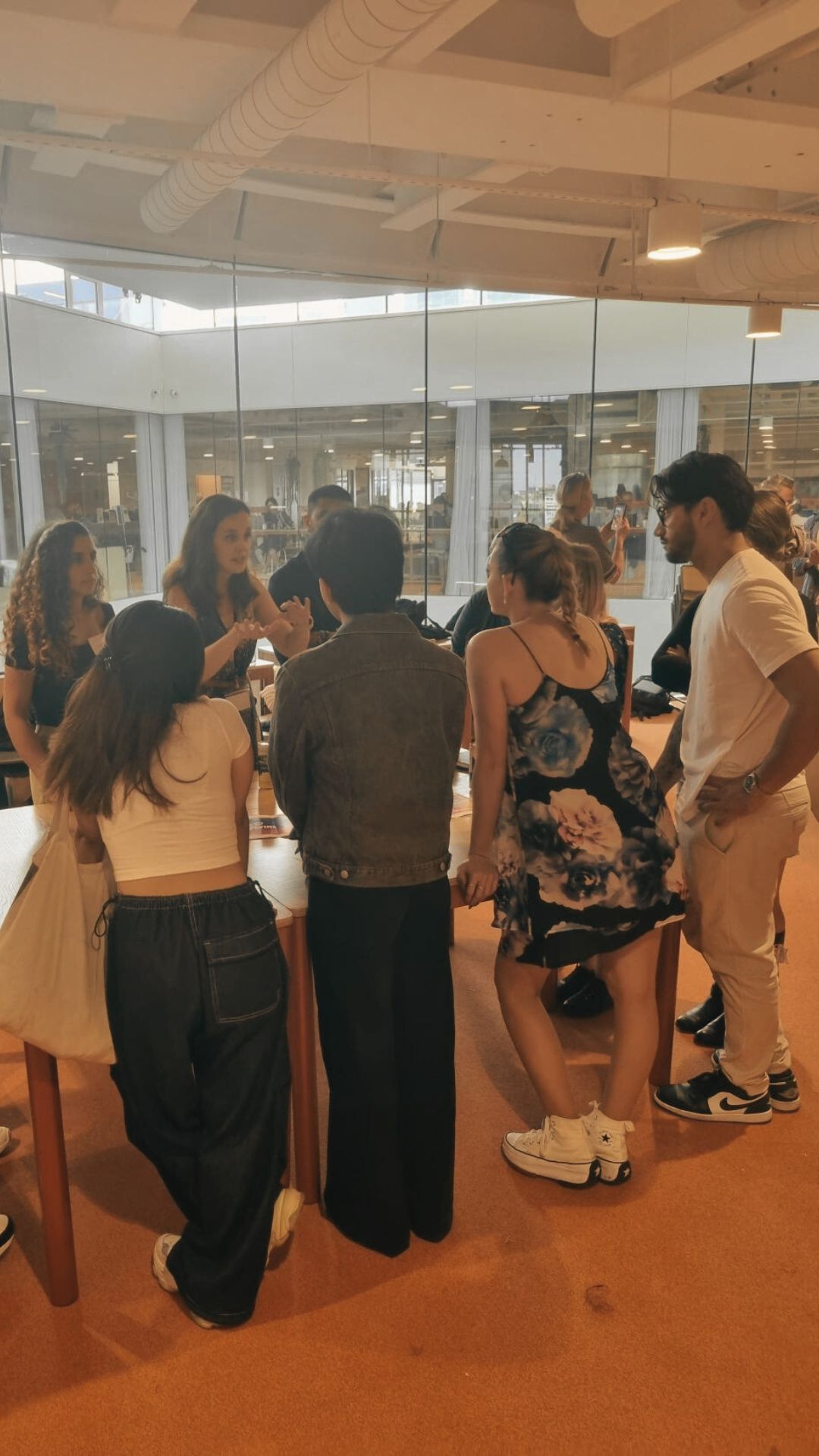 Students listening at Brixton Finishing School