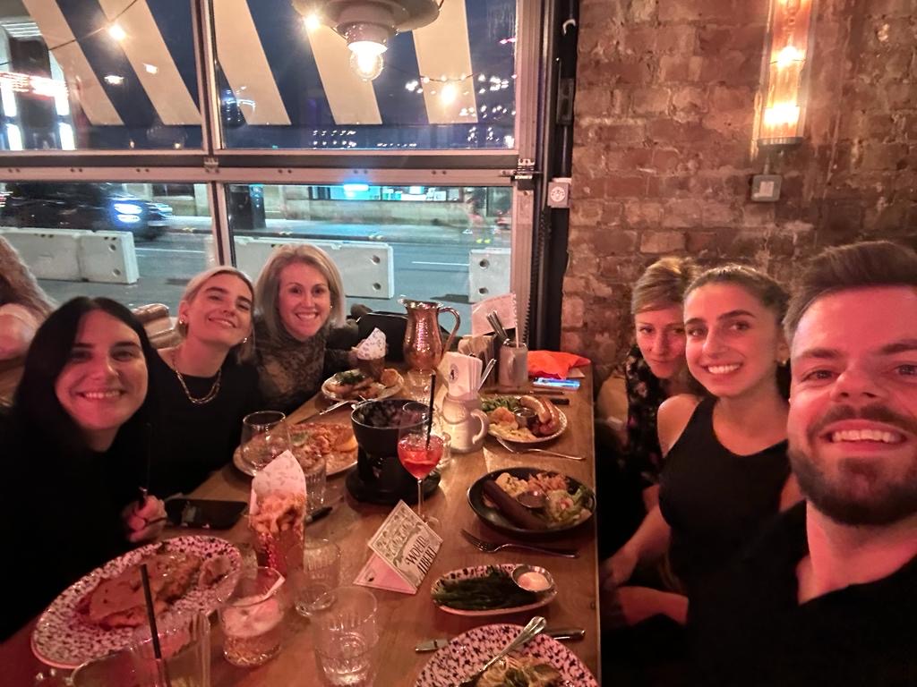 PrettyGreen team at the AS venue