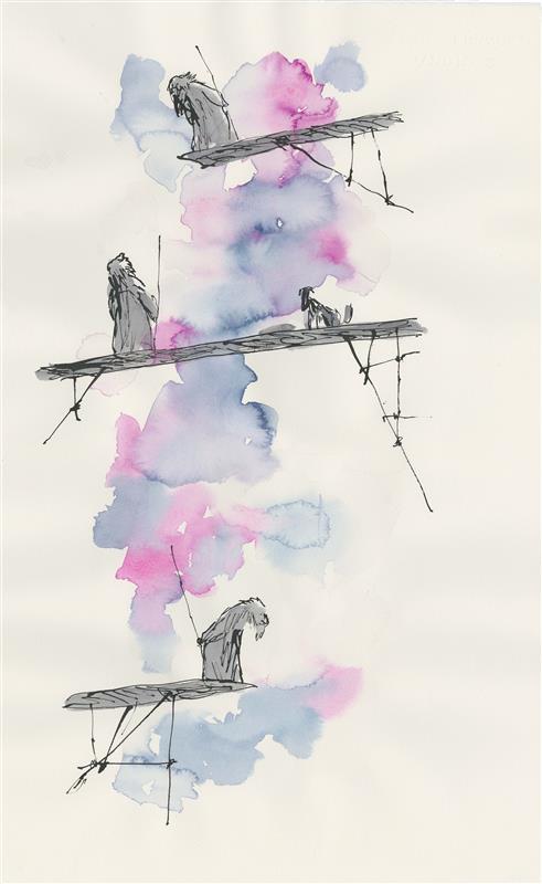 Coloured illustration