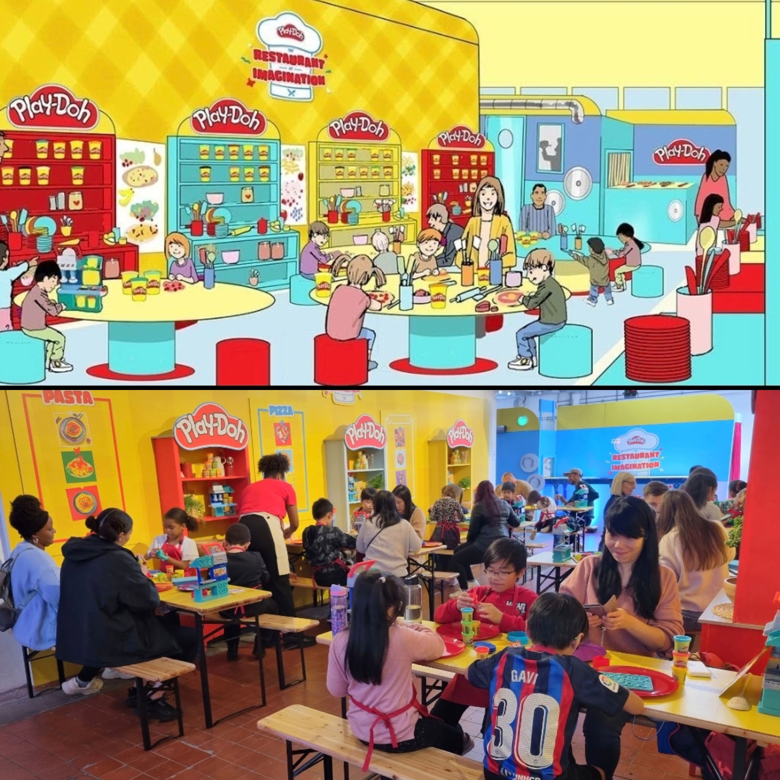 Fashion play doh restaurant