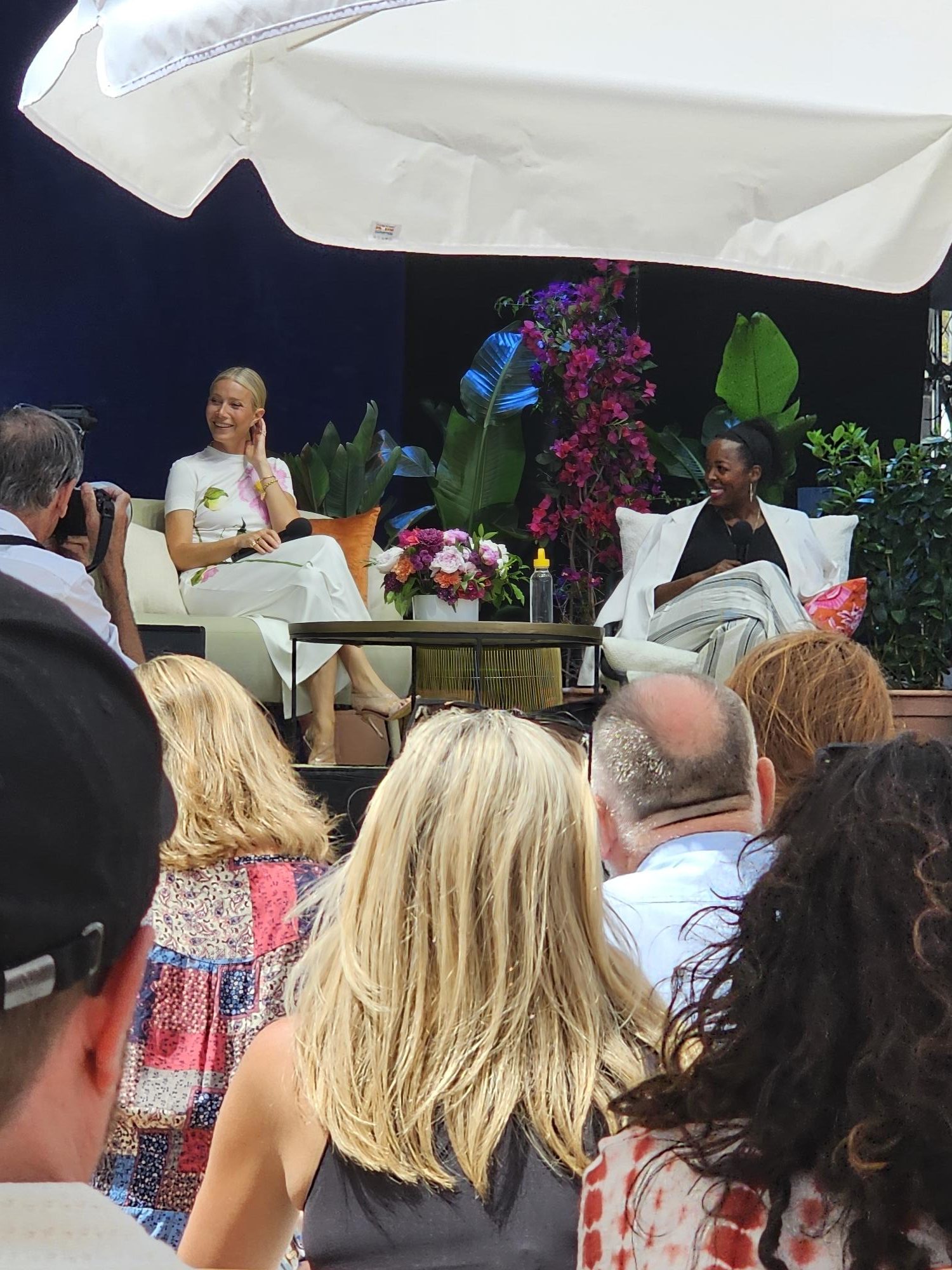 Gweneth Paltrow gives a talk at Cannes