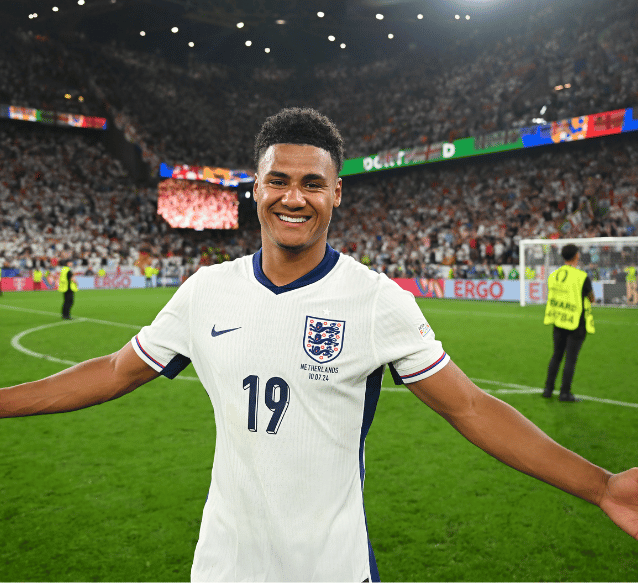 England player Ollie Watkins celebrating