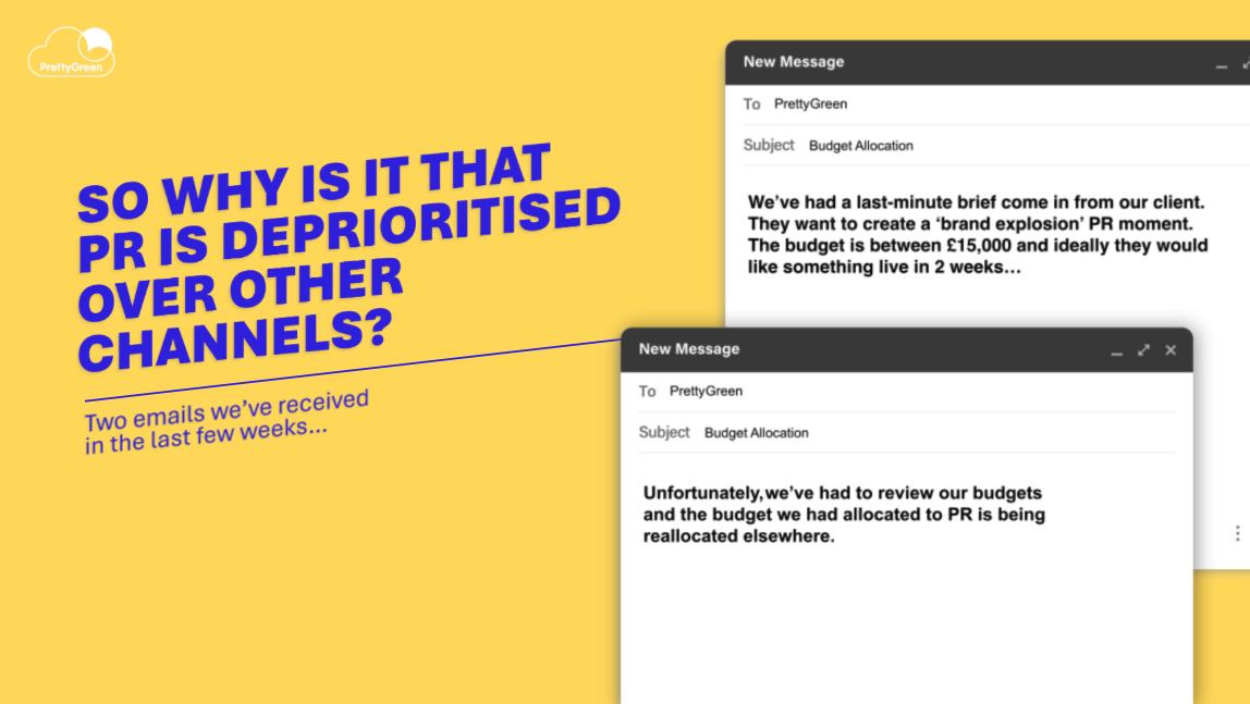 Why is PR not taken seriously?